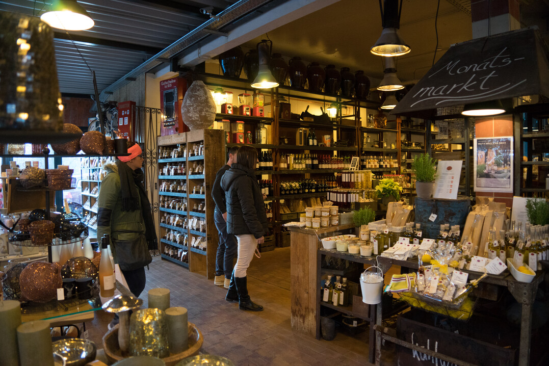 Besonders der ausgefallene Ladenbau bei Gourmet Berner sorgte fr Begeisterung.