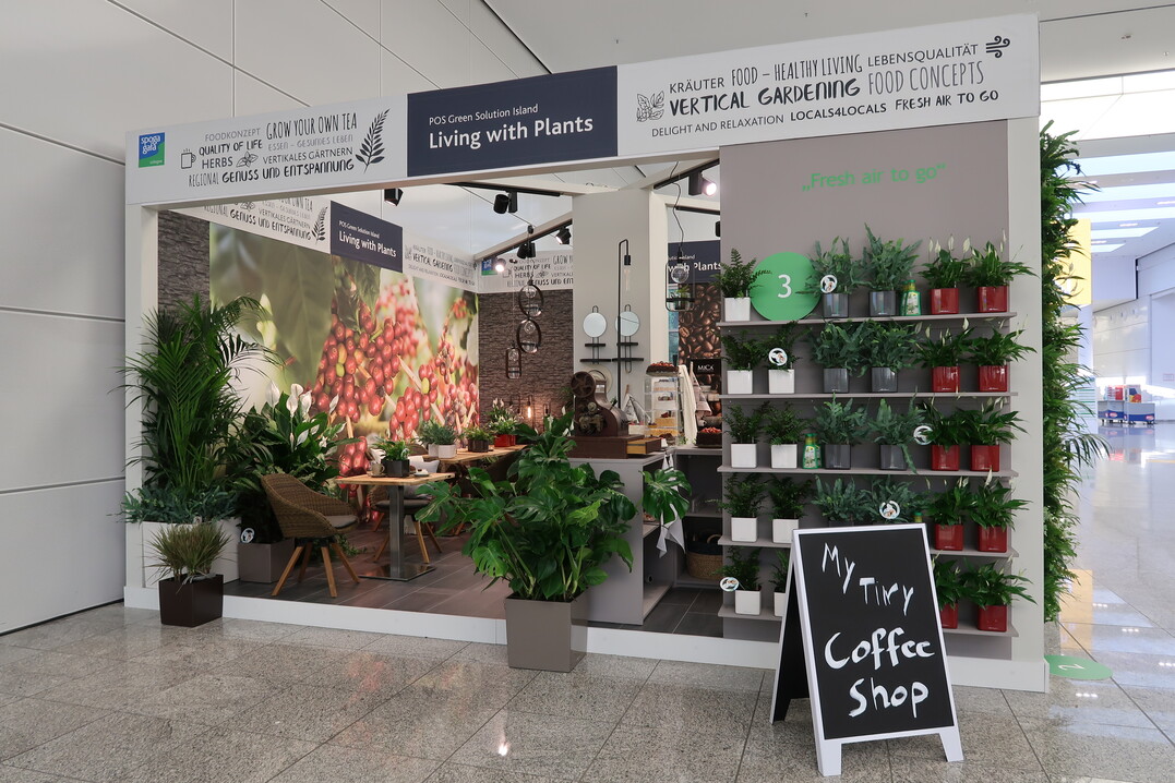 "Living with plants  My Tiny Coffee Shop"