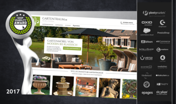Gartentraum.de ist Trger des Shop Usability Award 2017 in der Kategorie Haushalt, Heimwerk & Garten