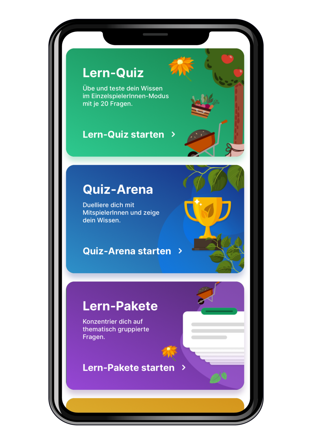 Die Pflanzenschule zeigt auf der IPM unter anderem ihre Green Learning App. 