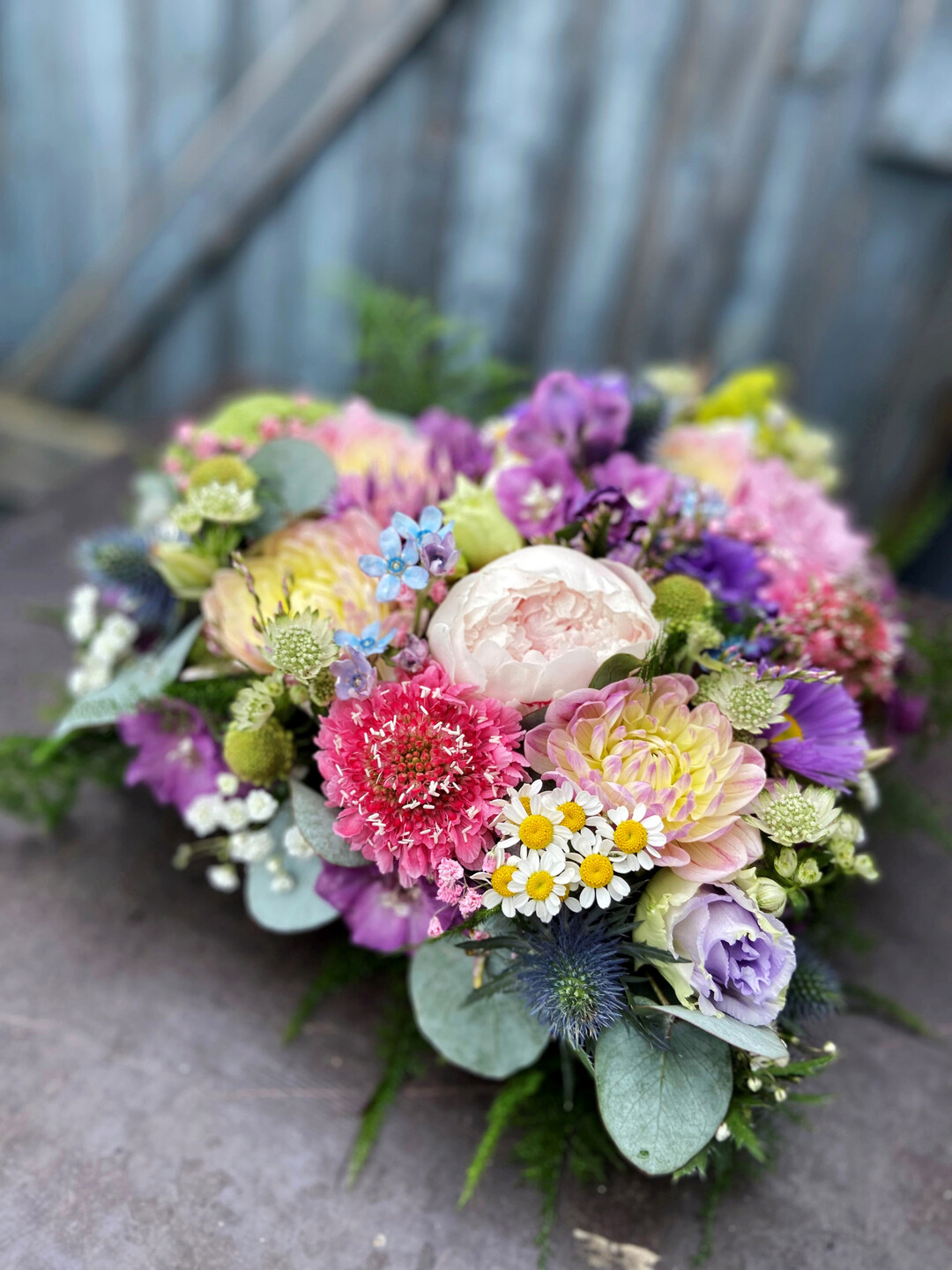 Gestecktes Blumenherz