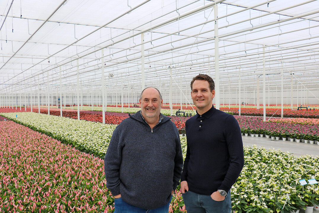 Oliver Mathys (l.) zu Besuch bei David Stolk