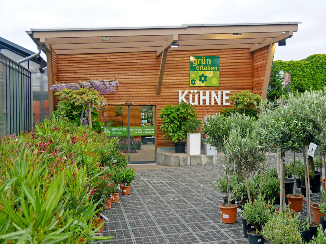 Das Gartencenter Khne in Dresden ffnete 2018 seine Tore.
