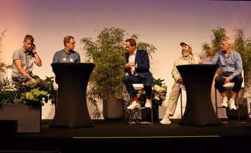 Podiumsdiskussion mit Experten der Sagaflor und Einblicke in die Ausrichtung Fhrungsstragegien der Unternehmen.