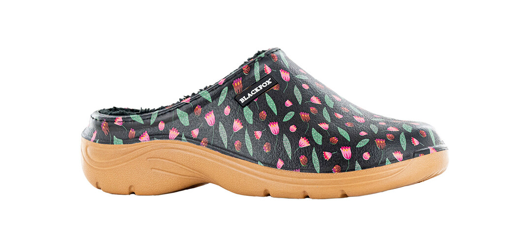 Die Kollektion Mily knpft an die blumigen Momente des Lebens an, hlt die Fe warm und die Hnde bei der Gartenarbeit trocken und sauber.