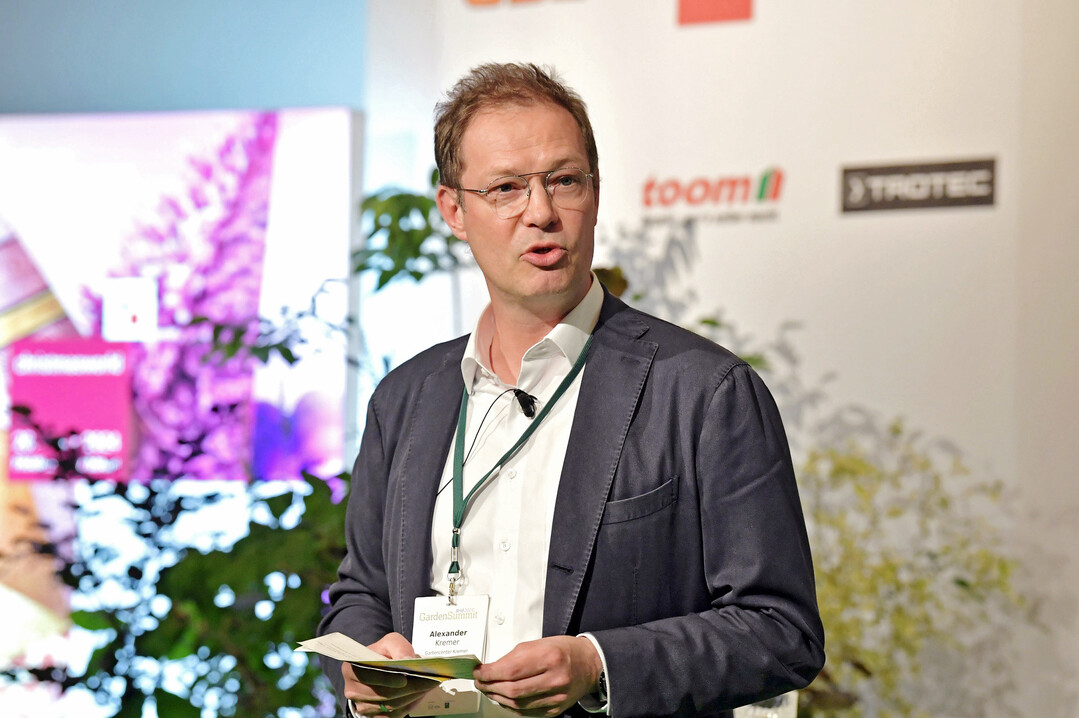 Alexander Kremer erffnete den BHB Gardensummit