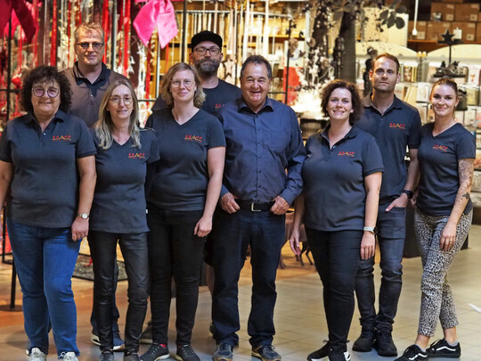 Das Team des Floristik-Großhandels Krapp freut sich auf das große Event am 11. und 12. Oktober in Pettstadt.