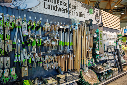 Sagaflor Eigenmarke Landwerker: Zur Saison 2026 wurden die Module Gartenbedarf und Reinigung umfnglich modernisiert.