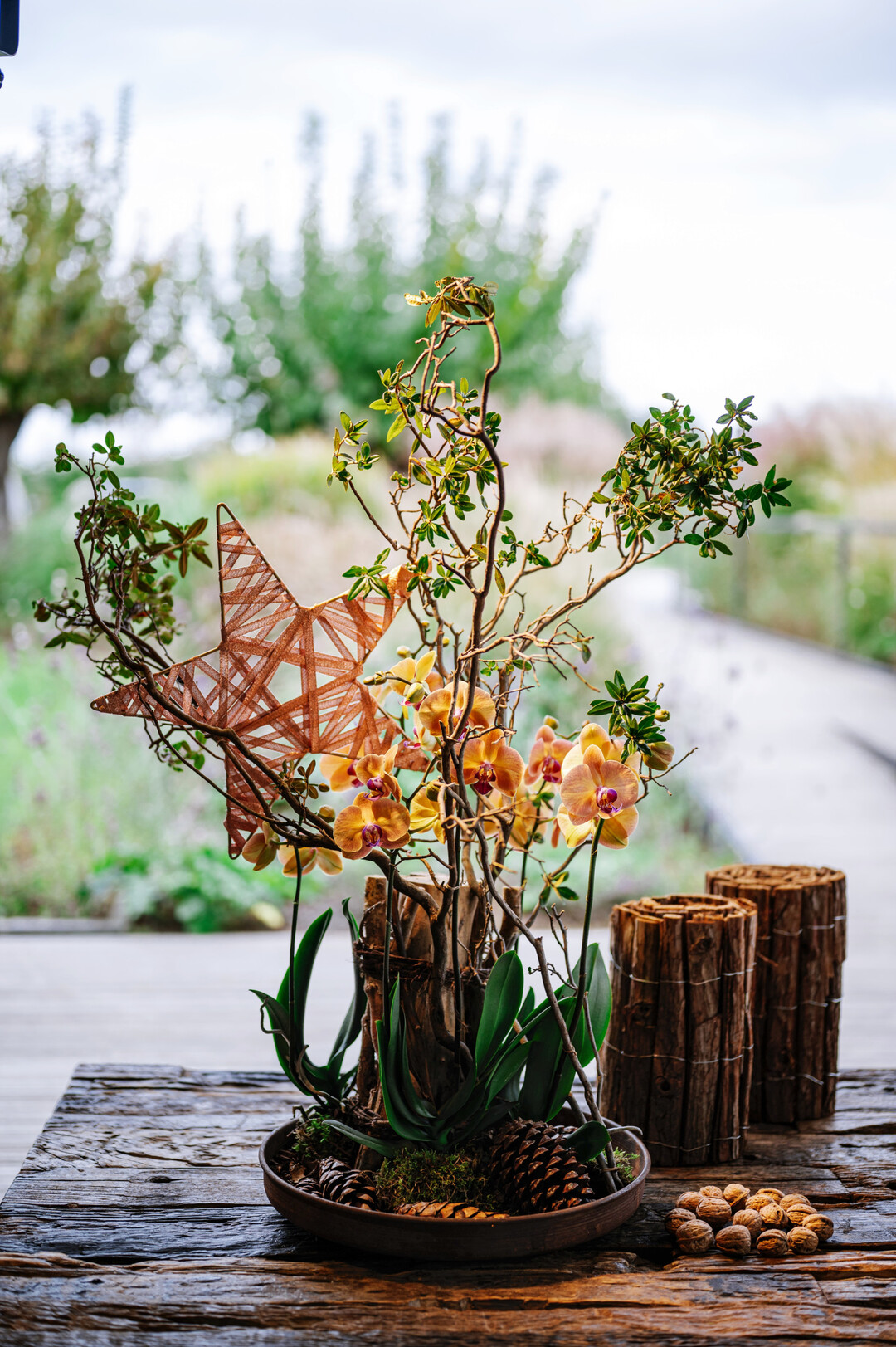 Ein Werkstck des grnen Naturthemas mit dem Namen Selva Viva (Lebendiger Wald).