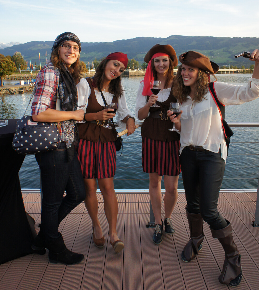 Firmenevent auf einem Piratneschiff auf dem Zürichsee.
