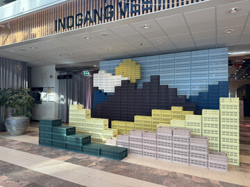 Eingang der Formland 2025 spannend inszeniert.