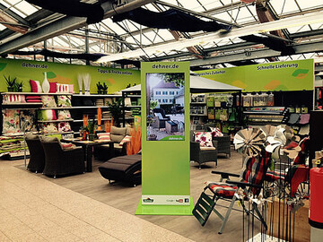 Dehner baut Cross-Channel-Angebot weiter aus: Showroom-Konzept in zehn Mrkten 