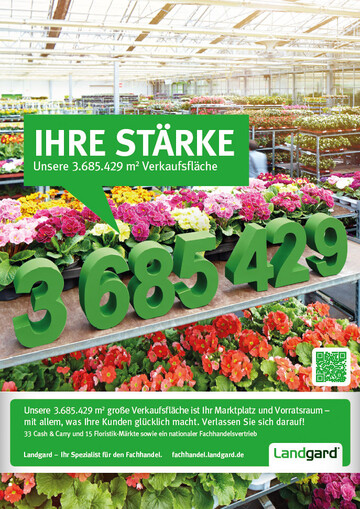 Mit einer Kampagne stellt Landgard seine Strke als Partner des Fachhandels heraus.