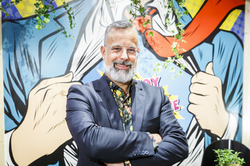 Romeo Sommers ist der Kreativdirektor des Discovery Centers
