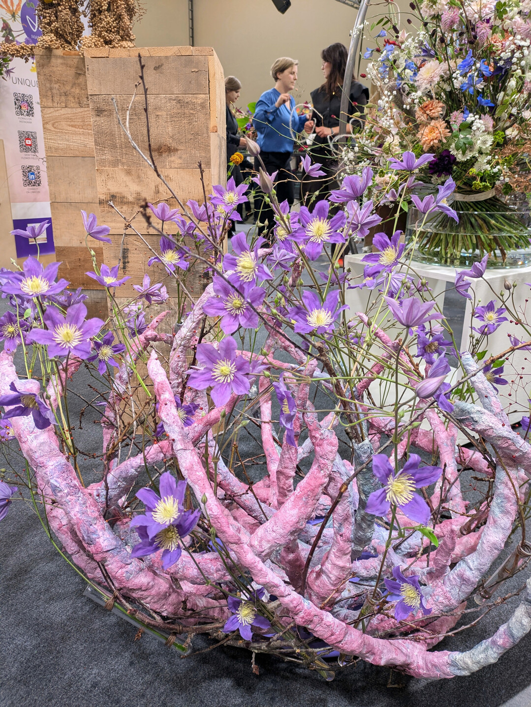 Ein Werkst�ck, dass die Floristin aus Schweden Helena van Achterberg von Marginpar widmete. 