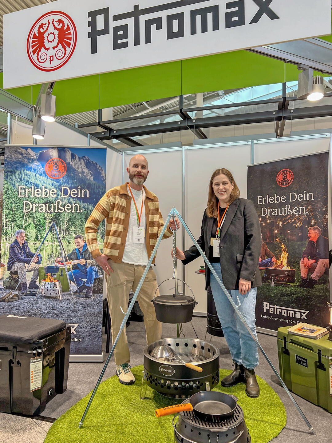 Auch die Redaktion von DEGA Grüner Markt nutzte den IVG Medientag und informierte sich umfassend.