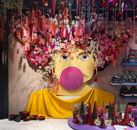 Hingucker auf der Christmasworld – die Standdeko von Four Seasons Quality.