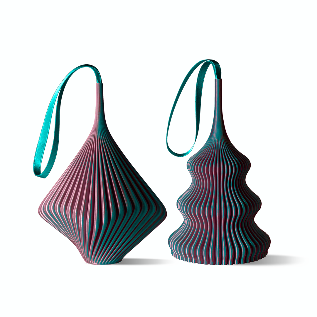 10-j�hriges: Das Designlabel Sheyn aus Wien stellte im Jubil�umsjahr erstmalig auf der Ambiente aus und brachte Wohnaccessoires aus dem 3D-Drucker mit. Neben den Vasen der Melange-Serie sind auch die Baum-Ornamente in mehrfarbiger Variante erh�ltlich. www.sheyn.at�