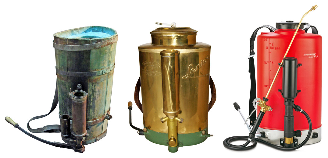 Blick in die Entwicklung der Rückensprühgeräte.