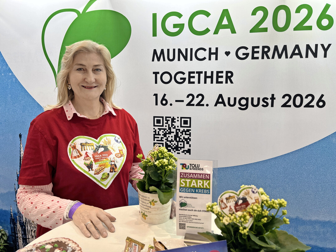 Die VDG-Pr�sidentin Martina Mensing-Meckelburg r�hrte die Werbetrommel f�r den IGCA 2026, der in diesem Jahr unter der Federf�hrung des VDG in Deutschland stattfindet.  