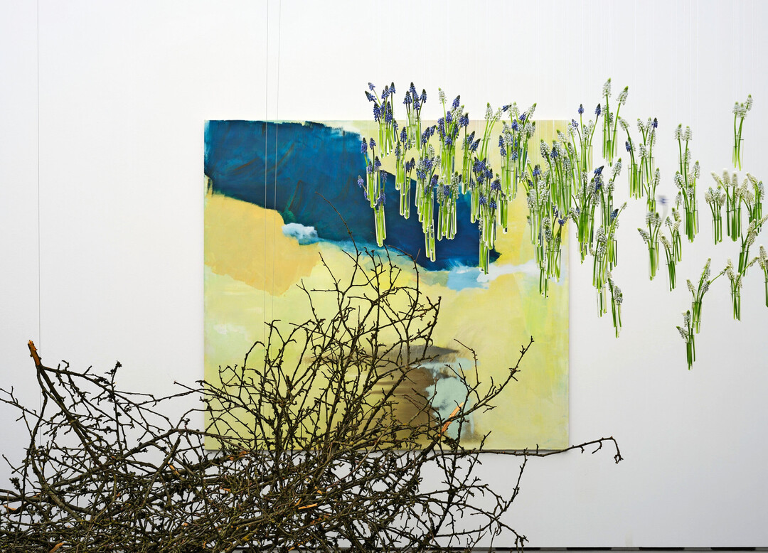 Blumen f�r die Kunst, Aargauer Kunsthaus
Florale Interpretation: Annika Egger, Muri bei Bern
Werk: Barbara M�ller, Ohne Titel, 2015
Aargauer Kunsthaus / Ankauf, 2015