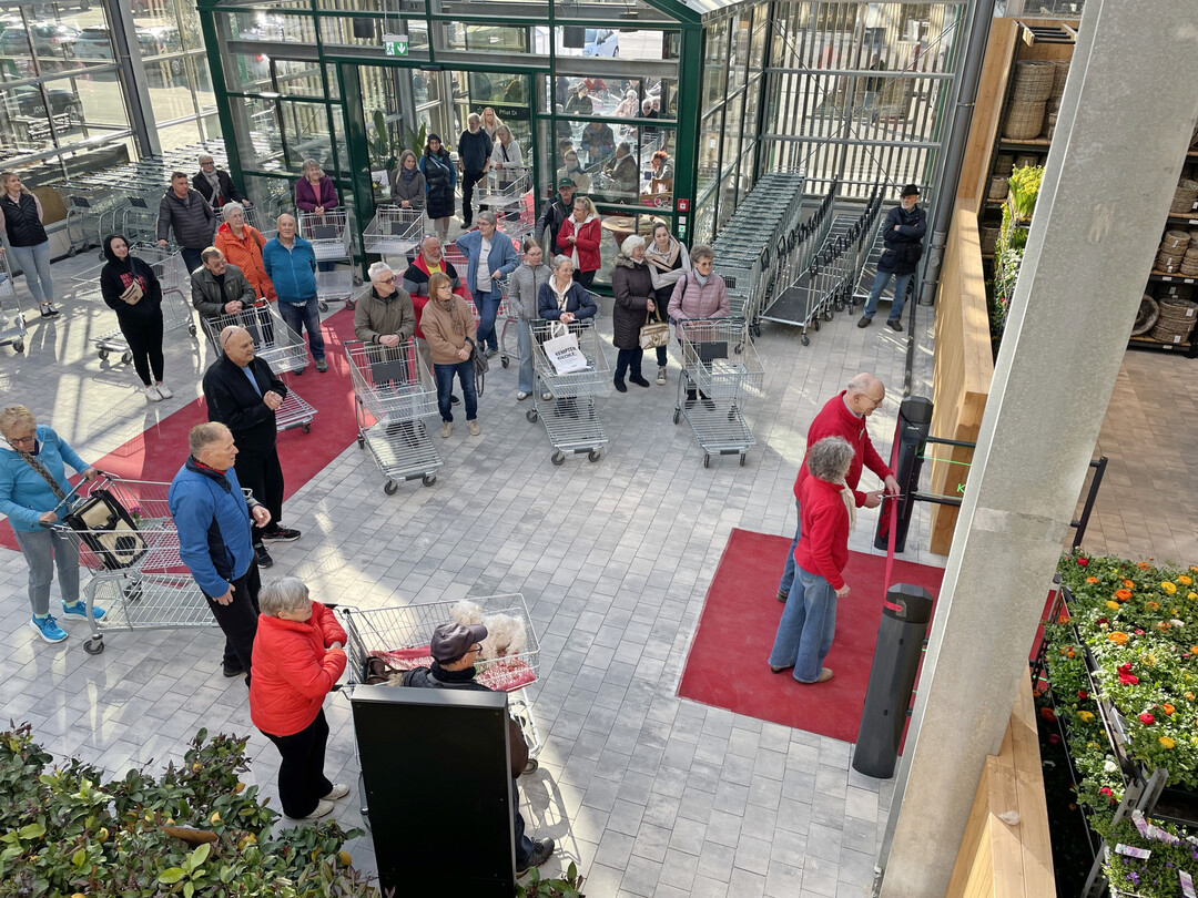 Neueröffnung des Gartencenters Kutter in Kempten.