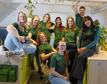 Das Team von Harries Plantdesign