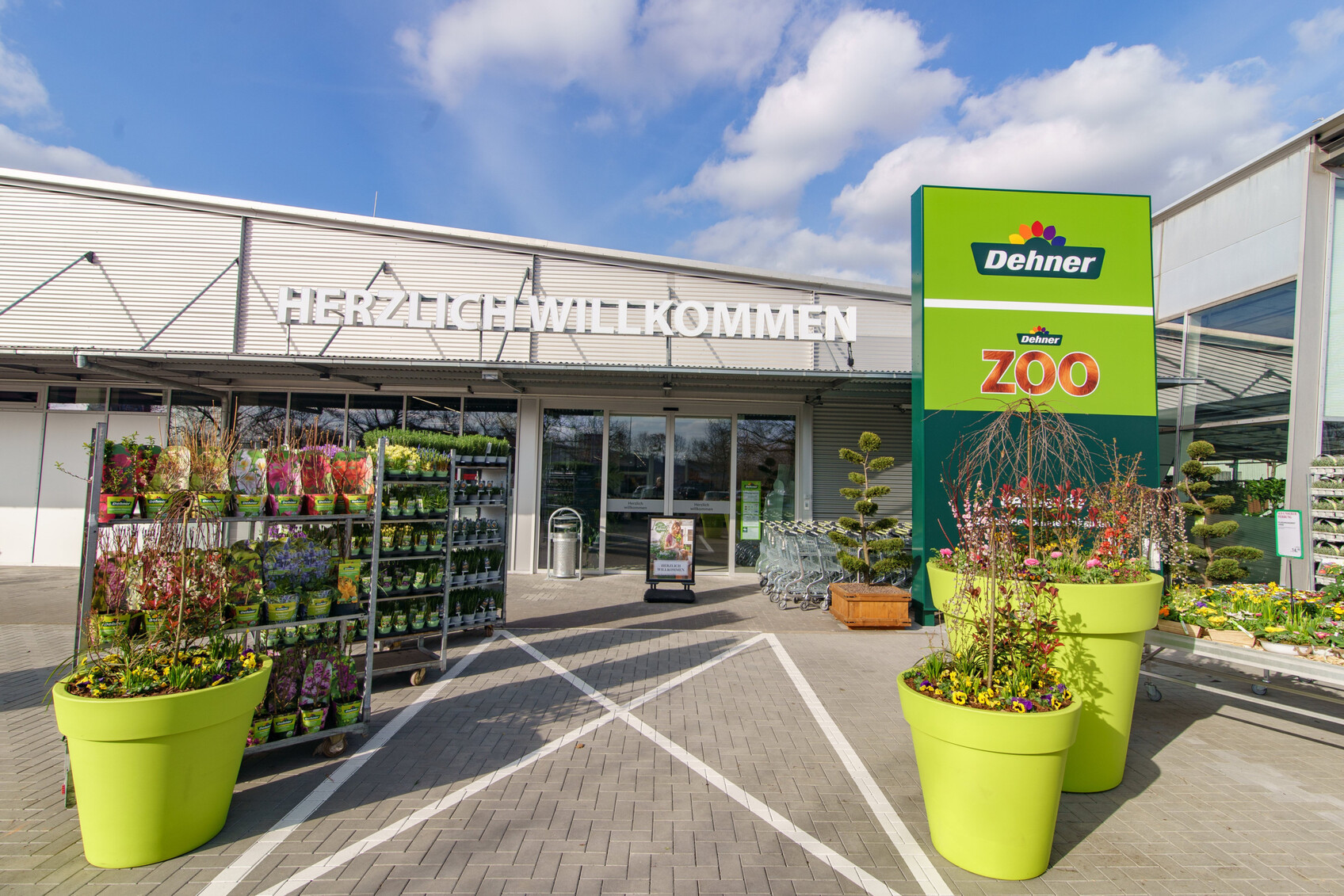 Neues GartenCenter in DessauRoßlau DEGA GRÜNER MARKT