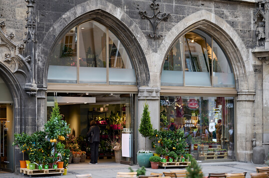 Der Future Retail Store wurde auf einer Einzelhandelsfläche im Münchner Rathaus eröffnet.