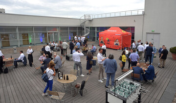 So klingt die spoga+gafa entspannt aus: beim Gourmet-Barbecue im Anschluss an das Vortragsprogramm des BHB-GardenSummit im Congress-Centrum Nord der Koelnmesse 