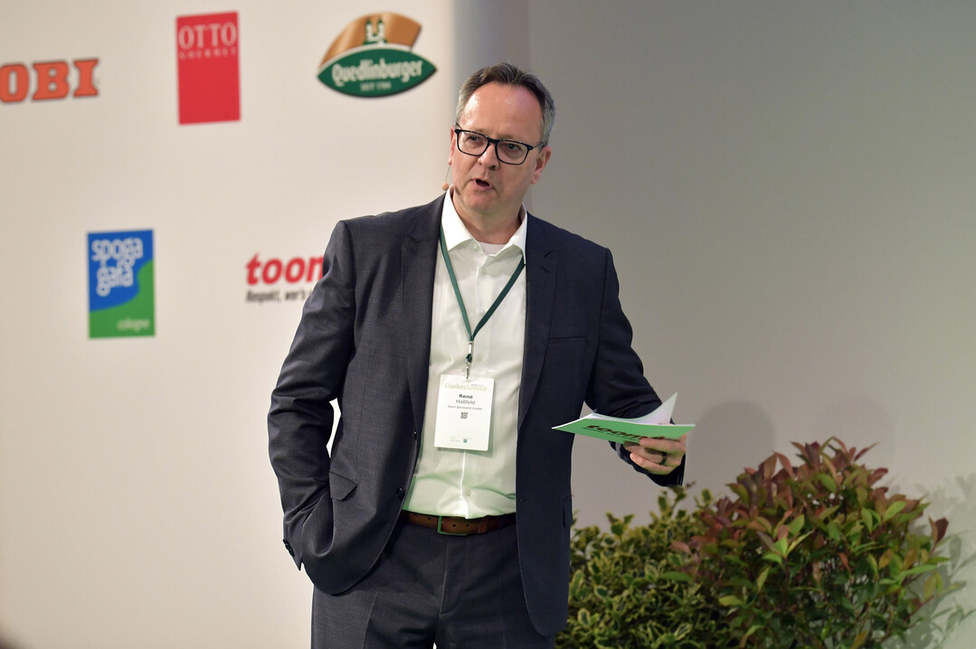 BHB-Finanzvorstand Ren Hafeld erffnete den 9. BHB-GardenSummit.
