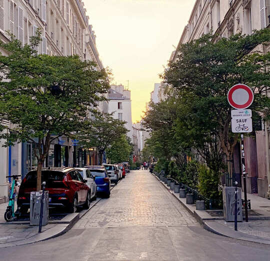 Grün statt Grau – Stück für Stück werden Fahrzeuge aus der Innenstadt von Paris verbannt und Parkflächen in Pflanzflächen umgewandelt.