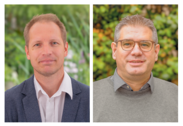 Die beiden neuen Risikoberater der Gartenbau-Versicherung Michael Prangs (links) und Hendrik Neubert.