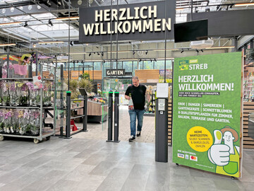 Der Streb Shop in Enzberg bietet auf 550m Garten- und Wohnsortimente und kann ohne Personal betrieben werden. 
