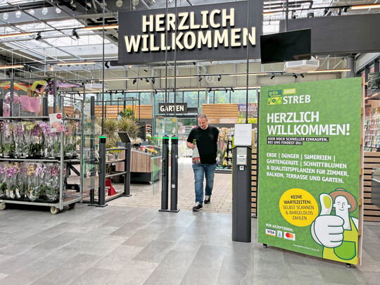 Der Streb Shop in Enzberg bietet auf 550m Garten- und Wohnsortimente und kann ohne Personal betrieben werden. 
