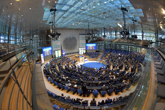 Der BHB-Kongress findet traditionell im alten Bonner Bundestag statt.
