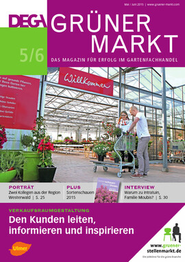 Cover DEGA GRNER MARKT 05-06/2015