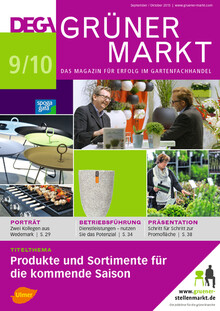 Cover DEGA GRNER MARKT 09-10/2015