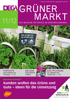 Cover DEGA GRNER MARKT 11-12/2015