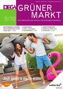 Cover DEGA GRNER MARKT 09-10/2016
