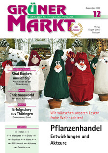 Cover DEGA GRNER MARKT 12/2009