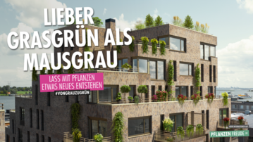    BBH-Outdoorpflanzenkampagne: Lieber Grasgrn als Mausgrau 