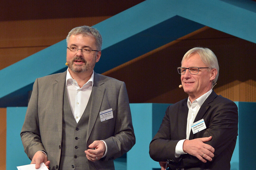 BHB-Hauptgeschftsfhrer Dr. Peter Wst (l.) und Vorstandssprecher Detlef Riesche 