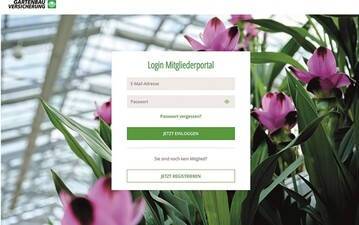 Die Gartenbau-Versicherung hat ihren Service erweitert und stellt ihren Mitgliedern ab sofort ein Mitgliederportal zur Verfgung
