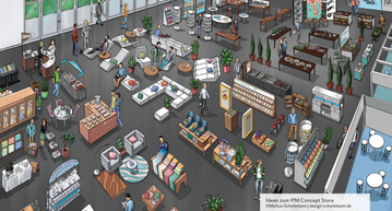 Der neue Concept Store prsentiert sich als offene Sonderflche in Halle 5.