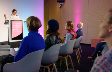 Frische Geschftsimpulse vermitteln die Experten auf der Conzoom 
Solutions Academy im Saal Europa, Halle 4.0. 