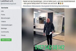 #fliesestattkrise – in der Zeit, in der Corona-bedingt keine persönliche Beratung im Laden stattfinden konnte, beriet der Fliesenfachhändler Gustl Leibfried seine Kunden via Videochat.