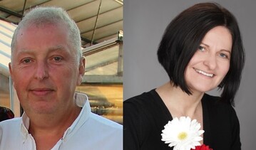 Josef Fellner, stellvertretender Aufsichtsratsvorsitzender des Einkaufsverbunds ekaflor und Beate Matthus, Aufsichtsratsvorsitzende der ekaflor