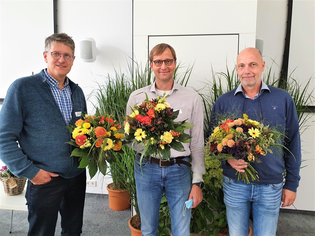   In den Vorstand gewhlt wurden Friedhelm Trich, Harald Hallen und Ralf Zirener (v.l.)