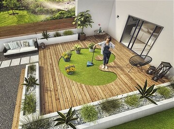 Neuheiten, wie hier der akkubetriebene HandyMower fr kleinste Rasenflchen in Stadtgrten, stehen fr rund 30 Prozent des Umsatzes von Gardena und unterstreichen die Innovationskraft der Marke.